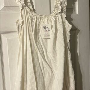 Mustard Seed White Mini Dress